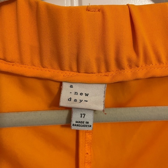 Silky a new day High-rise EXTRA Wide-leg Trousers ORANGE Women’s Sz 17 flowing - Picture 5 of 16